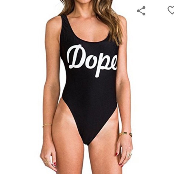 Dope Backless One Piece Monokini Bodysuit - Picture 3 of 8